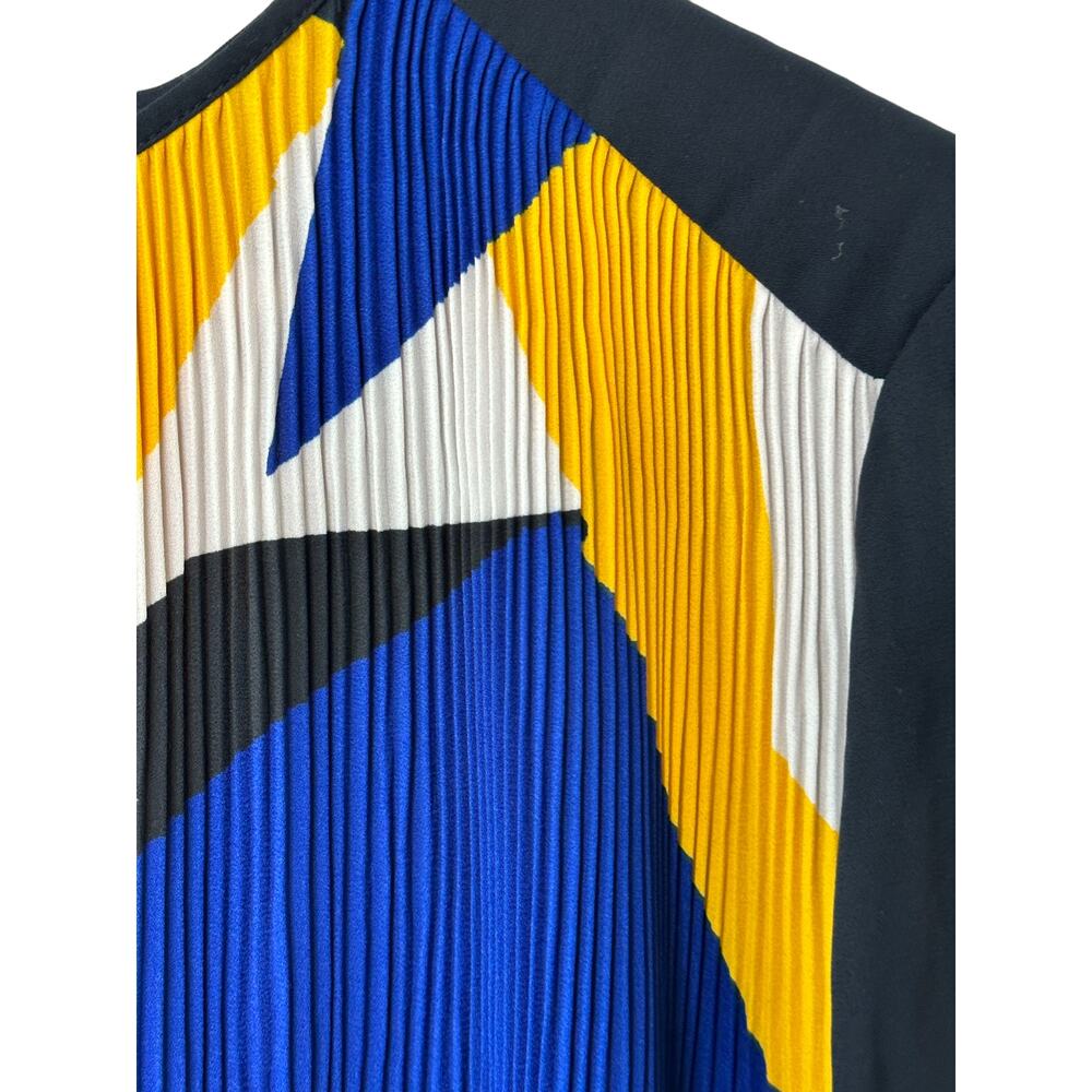 Tommy Hilfiger Multi-Color Color Block Crepe Shif… - image 11